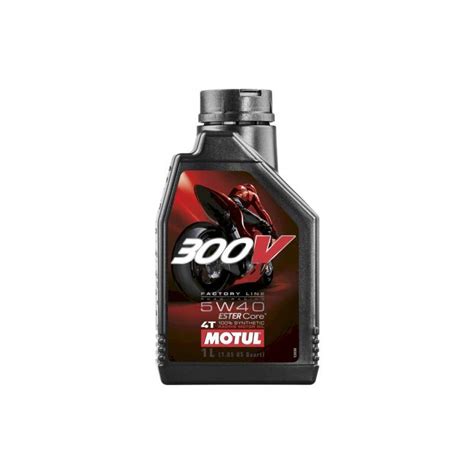 Aceite MOTUL Moto 300V 5W40 ROAD RACING 1 LITRO