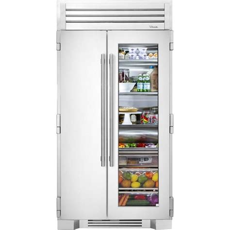 True 42 inch side by side refrigerator/freezer - Stainless Steel - Sta ...