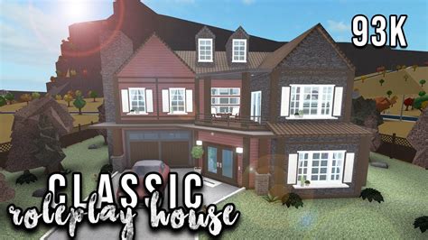 Roblox Welcome To Bloxburg Classic Role Play House Speedbuild Youtube