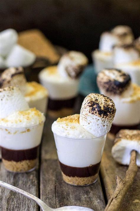 Smores Cheesecake Dessert Shooters Sugar Spun Run