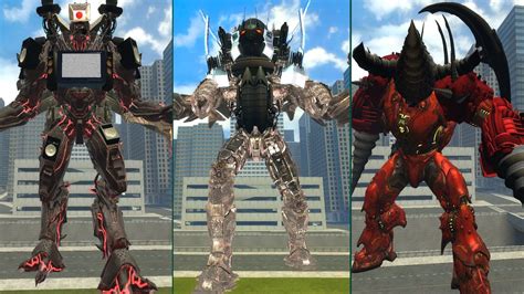 New Red Tri Titan Vs Upgraded Titan Drillman Up Grated And Skididi