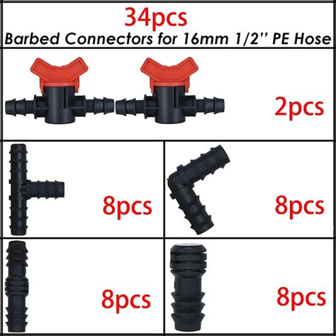 Jeu Kit De Raccords Irrigation Goutte Goutte Pi Ces Pouces