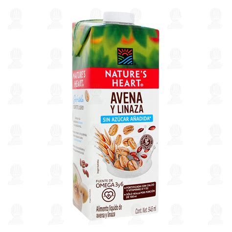 Bebida Natures Heart De Avena Y Linaza 946 Ml