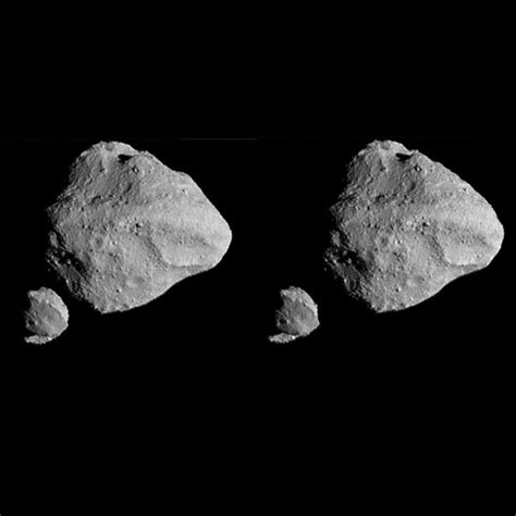 3-D image of the tiny Dinkinesh asteroid system - by NASA - brianmay.com