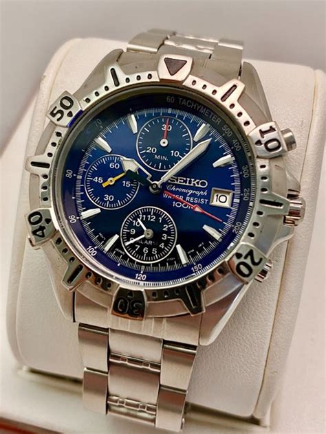 Seiko No Reserve Price Alarm Chronograph T M Catawiki