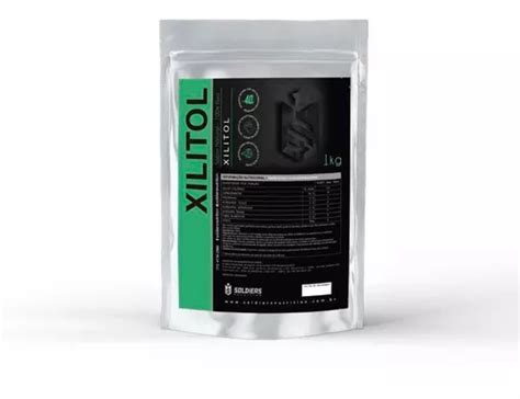 Xilitol Xylitol 1kg adoçante Natural 100 Puro Importado