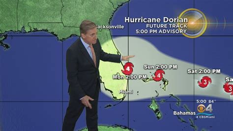 5 Pm Advisory Dorian Expected To Grow In Intensity Youtube