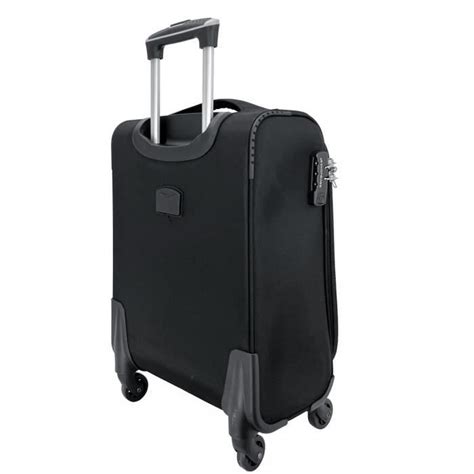 Set De 3 Valises Souples Dont 1 Valise Cabine David Jones NOIR