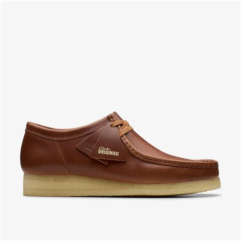 Mens Tan Leather Wallabees Mens Originals Clarks Us