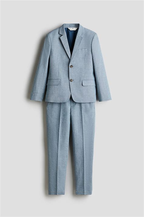 Костюм - Светъл сиво-син - ДЕЦА | H&M BG