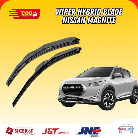 Jual Wiper Hybrid Blade Nissan Magnite Frameless 1 Set Kiri Dan Kanan