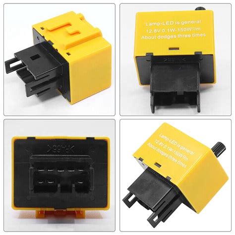 8 Pin 81980 50030 Speed Adjustable Electronic LED Flasher Assy Relay