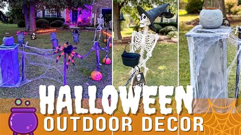 Halloween 🎃 Outdoor Decor Front Yard Halloween Decorations Diy