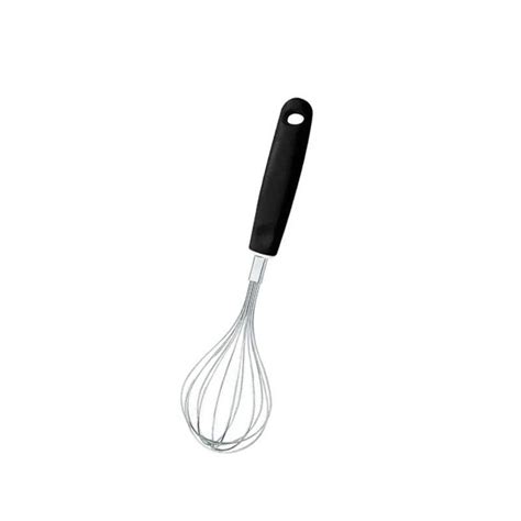 Batedor De Clara Manual Fouet Fios Inox Cabo Preto Cm Weck