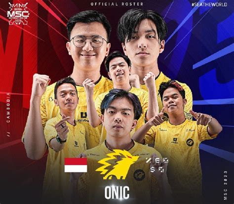 Jadwal MSC 2023 ONIC Esports Tanggal Match Hingga Lawan YODU