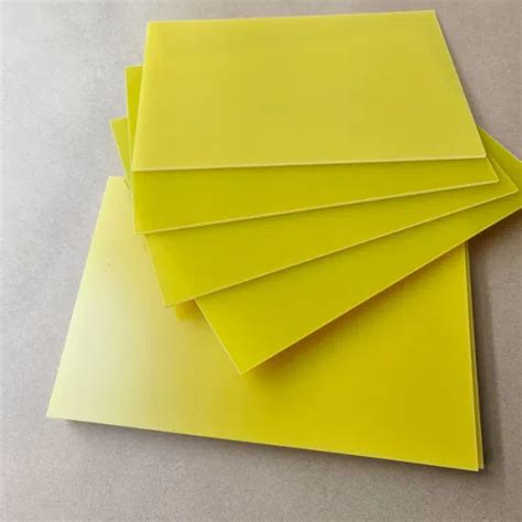 Yellow Flame Retardant High Temperature Epoxy Board Glass Fiber Board