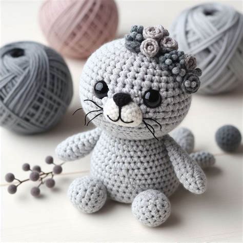 Crochet Baby Seal Amigurumi Idea And Patterns Wool Pattern