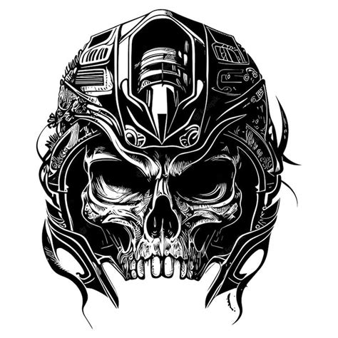 Premium Vector Motorcycle Mechanic Skull Is A Popular Symbol In Biker