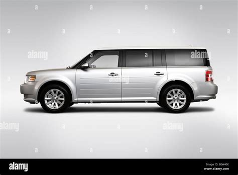 2010 Ford Flex SEL In Silver Drivers Side Profile Stock Photo Alamy