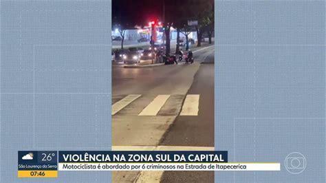 V Deo Motociclista Cercado Por Seis Criminosos E Tem Moto Roubada Na