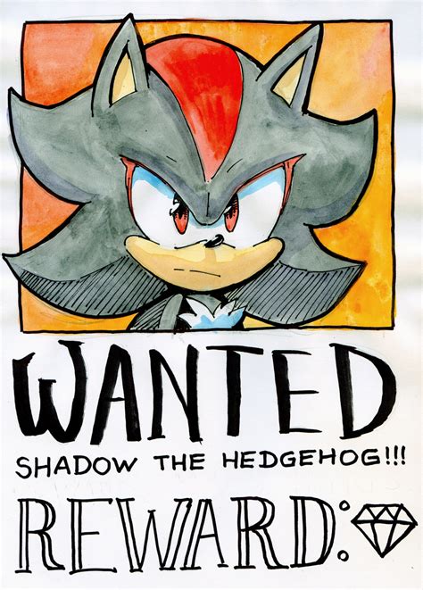 safe artistragevine shadow  hedgehog wanted poster art