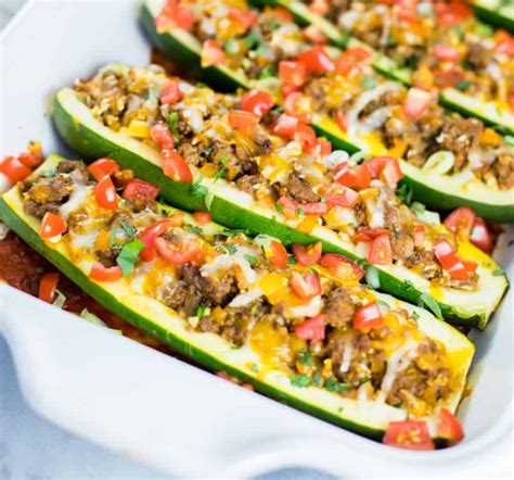 Zucchini Taco Boats Clean And Delicious With Dani Spies