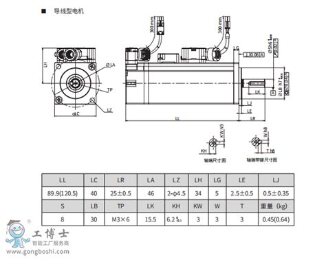 汇川伺服电机 Ms1系列 Ms1h4 10b30cb 中惯量低容量 小功率伺服电机 Inovance伺服电机 工博士工业品中心