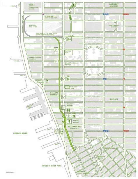 High Line Park Map