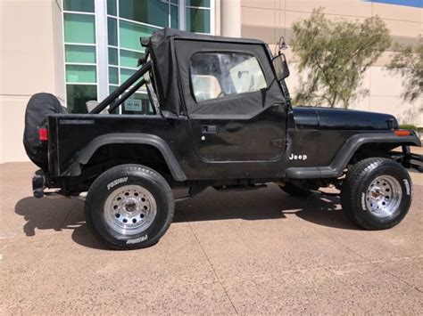 1990 Jeep Wrangler Yj 2 5 4 Cylinder Manuel Transmission Classic Jeep Wrangler 1990 For Sale