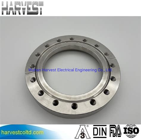 Uhv Systems Stainless Steel Cf Bored Flange Rotatable Cf16 Cf35 Cf50 Cf63 Cf80 Cf100 Cf150 Cf200