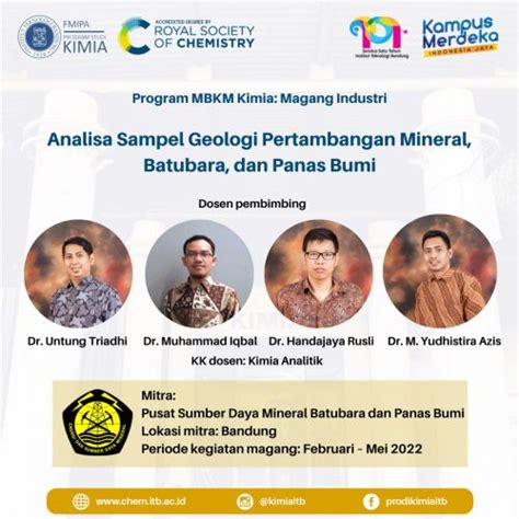 Program Mbkm Prodi Sarjana Kimia Magang Industri Pada Semester Genap