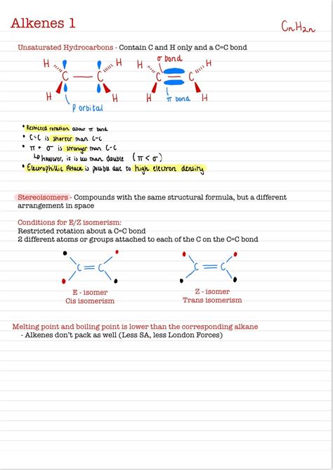 Ocr A A Level Organic Chemistry Exam Notes For Modules 4 And 6 From A