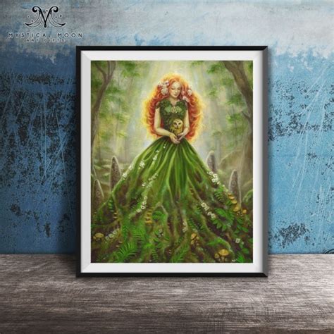 Mother Earth Art Print Fantasy Artwork Selina Fenech Etsy