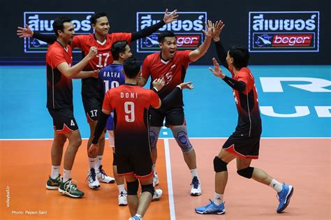 Hasil Timnas Voli Indonesia Vs India Di Avc Asian Volleyball