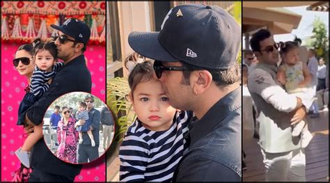 Papa Meri Jaan Ranbir Kapoor Kisses Daughter Raha On Forehead Fans