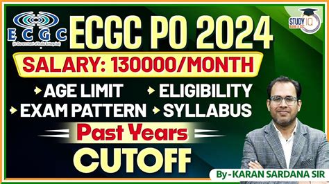 Ecgc Po 2024 Salary Age Limit Eligibility Syllabus Ecgc Po Past