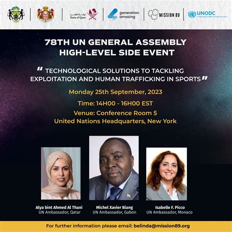 Mission89 Generation Amazing Foundation Unodc Partner To Host High