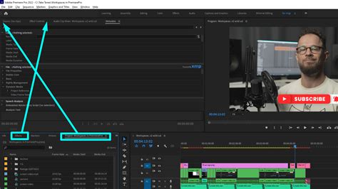 Adobe Premiere Pro Panels How To Customize Workspace