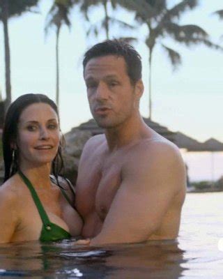 Courteney Cox Looking Sexy In Various Bikini And Nipple Slip On Beach Paparazzi Porn Pictures