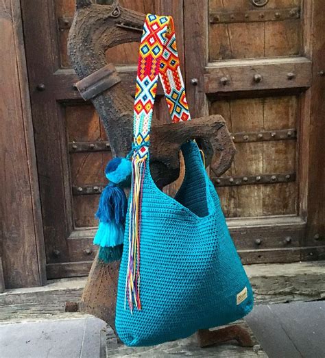 Morral Maya Hobo Crochet Bag Handwoven By Mexican Artisans