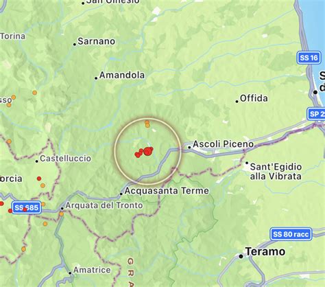 Terremoto Marche Epicentro A Roccafluvione Vicino Al Confine Con L