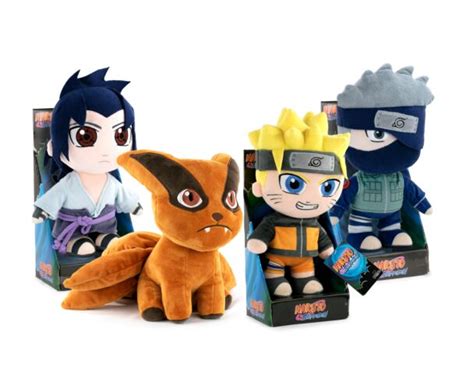 Pack Colección 4 Peluches De Naruto Y Amigos Illufantasy