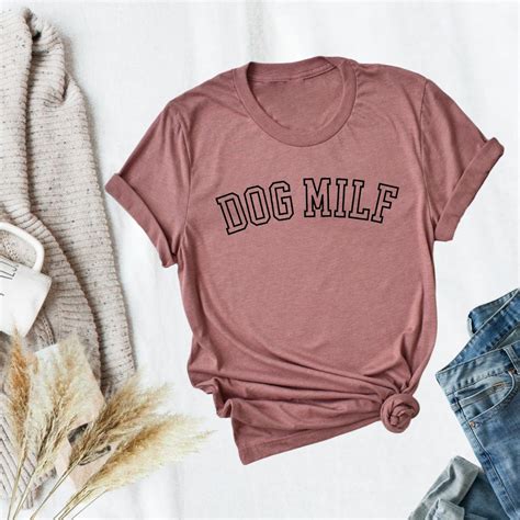 Camiseta de perro MILF camisa de mamá perro camiseta de perro Milf nuevos regalos de perro