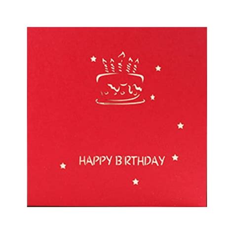 3D Music Birthday Cards, Pop up Musical Birthday Cake Happy Birthday ...