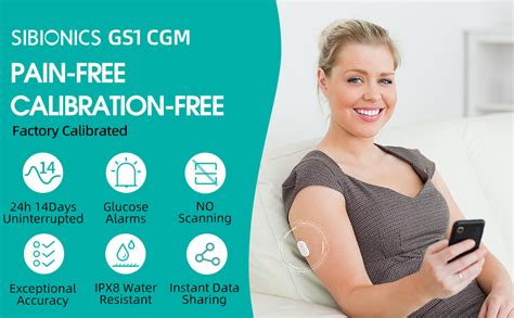 Sibionics Gs Sensor Continuous Glucose Monitoring Cgm System For