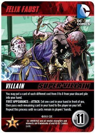 Felix Faust Super Villain Dc Comics Deck Building Game Promo By Dc