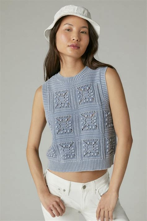 Knit Sweater Vest Lucky Brand