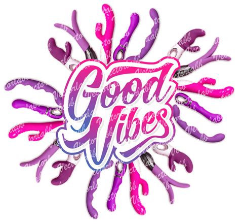 Good Vibes Vibrator Dildo PNG SVG digital download Etsy España