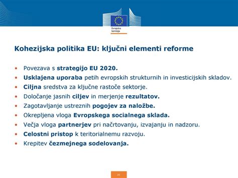 Naložbe v regije prenovljena kohezijska politika EU 2014 ppt download