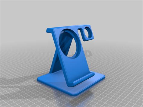 Free 3d File Iphone Iwatch Charging Stand・3d Printer Model To